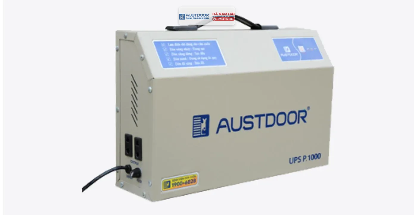 Bộ Lưu Điện Cửa Cuốn Austdoor - Phong Bình Smart