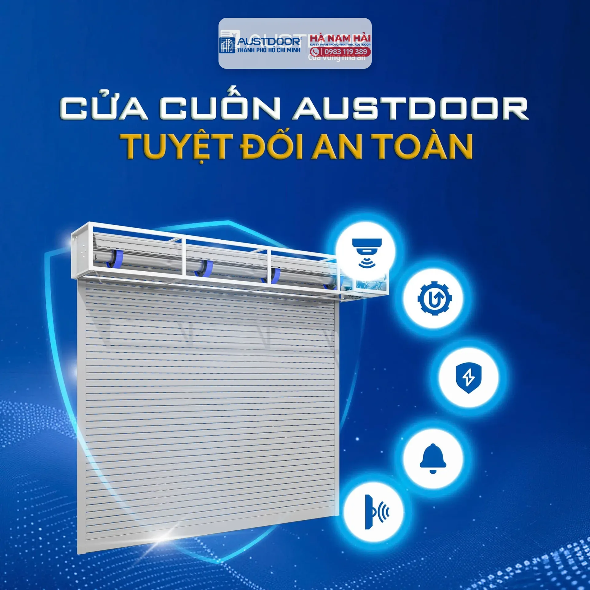 cửa cuốn Austdoor có an toàn không