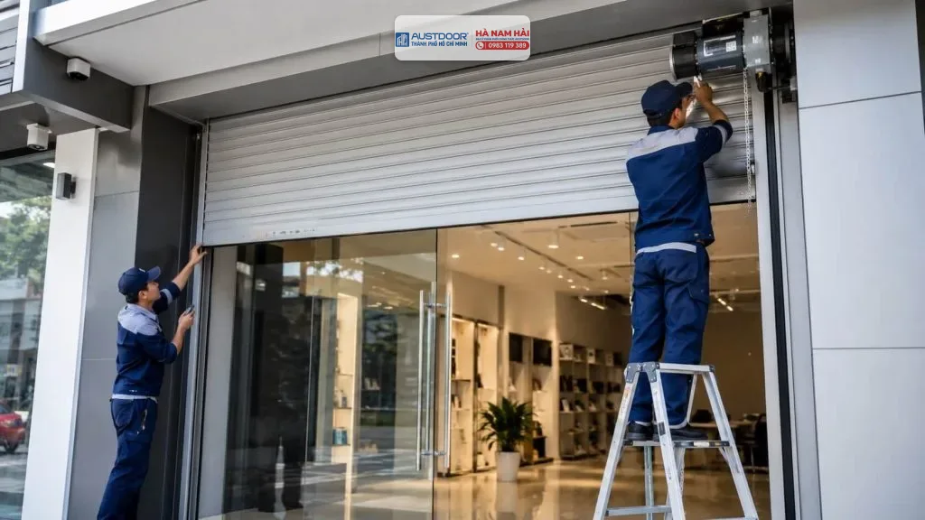 cửa cuốn Austdoor có an toàn không