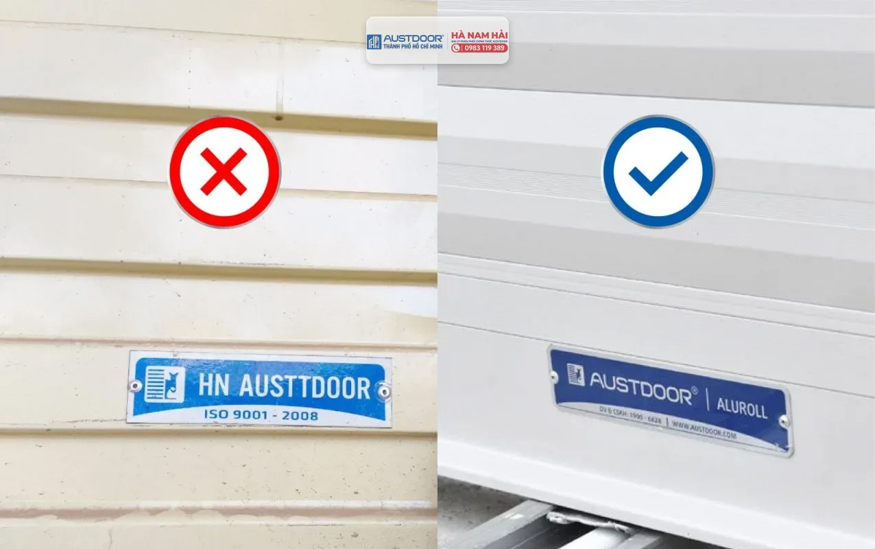 Phân Biệt Cửa Cuốn Austdoor Chính Hãng Và Hàng Nhái